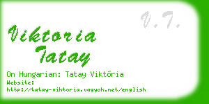 viktoria tatay business card